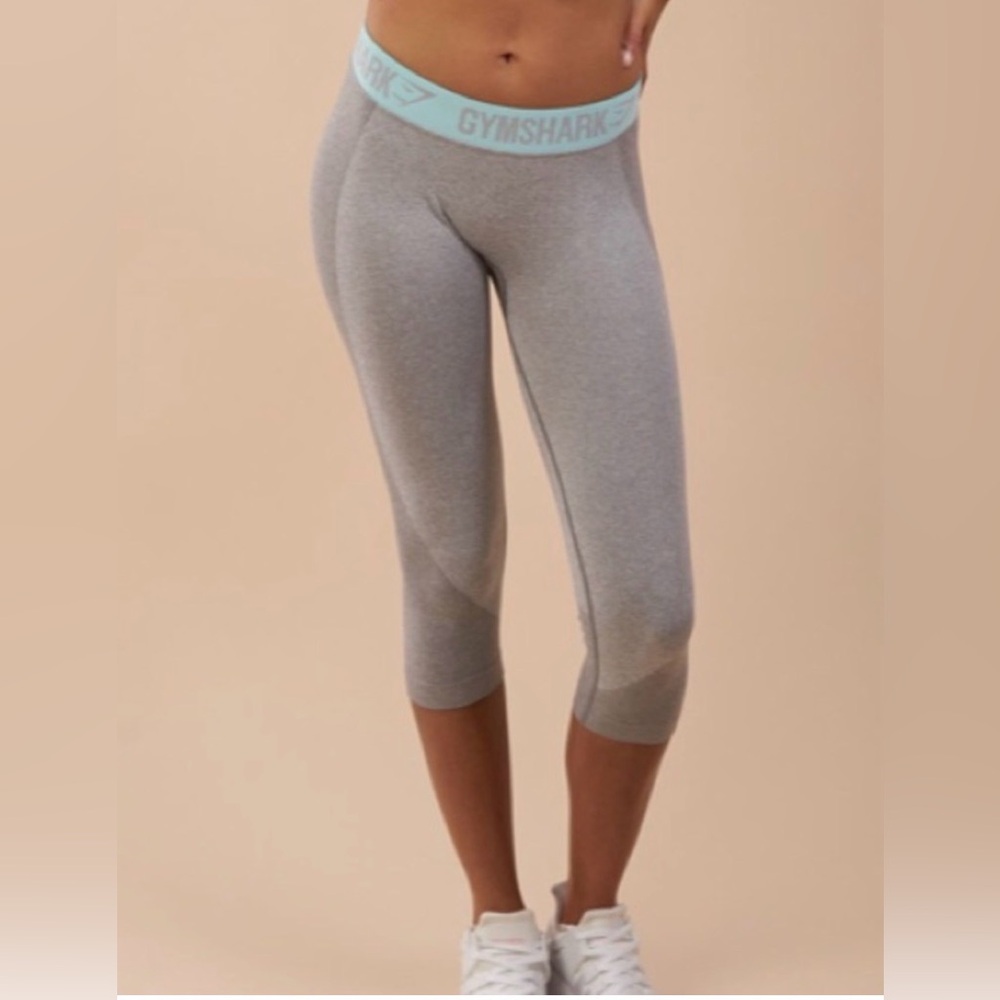 Gymshark Heather Gray Capri Leggings